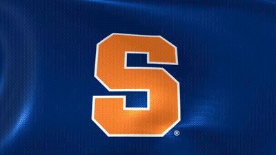 Orange Letter S On Blue Background GIF