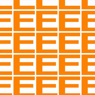 Orange Letters Pattern Eeee GIF