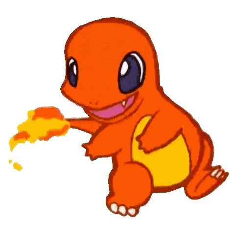 Orange Lizard With Blue Eyes And Yellow Tail Sticker