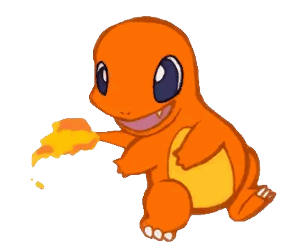 Orange Lizard With Yellow Belly Sticker