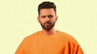 Orange Shirt Man Funny Face Saying Www GIF