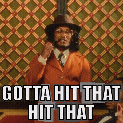 Orange Suit Man Saying Gotta Hit That GIF