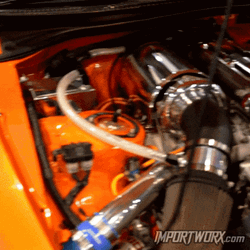 Orange Toyota Supra Mk4 Engine GIF