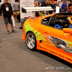 Orange Toyota Supra Mk4 GIF
