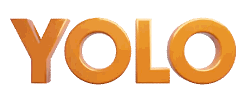 Orange YoYo Text Sticker