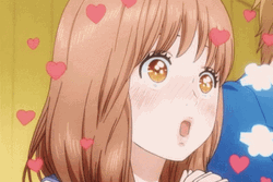 Ore Monogatari Rinko Yamato Pink Hearts GIF