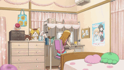 Ore Monogatari Yamato Rotating Chair GIF