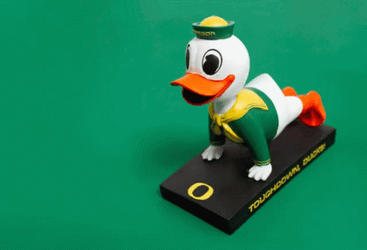 Oregon Ducks Mascot Bubblehead GIF
