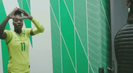 Oregon Ducks O Hand Gesture GIF