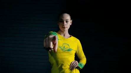 Oregon GoDucks Crossed Arms GIF