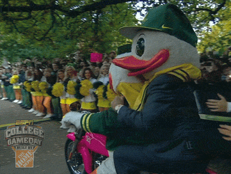 Oregon Puddles Bike Ride Waving GIF