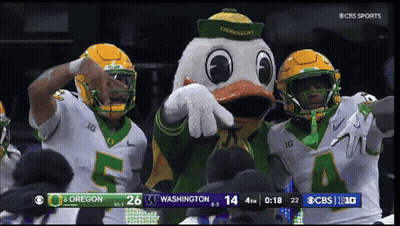 Oregon Vs Washington Football On CBS Sports GIF
