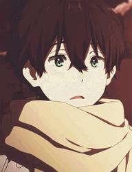 Oreki Houtarou Breaths Steam GIF