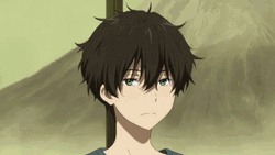 Oreki Houtarou Eating Cherries GIF
