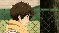 Oreki Houtarou Surprised Reaction GIF