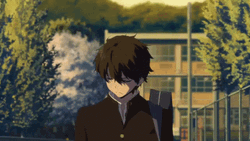 Oreki Houtarou Walking Forward GIF