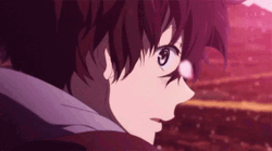 Oreki Houtarou Wide Eyes GIF