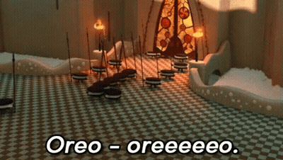 Oreos On Floor With Oreo Oreeeeo GIF
