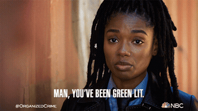 Organized Crime Poster Woman With Dreadlocks GIF