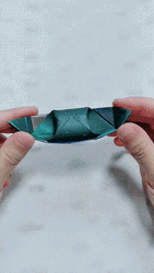 Origami Paper Boat GIF