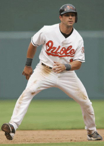 Orioles Baseball Player Ready To Run GIF