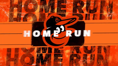 Orioles Logo With Home Run Text GIF