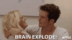 Orlando Bloom Brain Exploding GIF