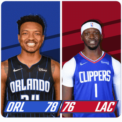 Orlando Magic And Clippers Basketball Players GIF