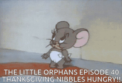 Orphans Episode 40 Thanksgiving Nibbles Hungry Poster GIF