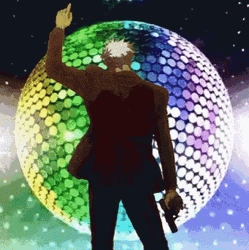 Oruga Disco Ball Dance GIF
