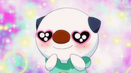 Oshawott Heart Eyes GIF