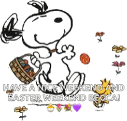 Ostern Snoopy GIF