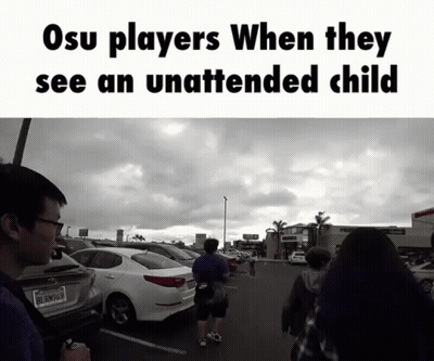 Osu Players Seeing Unattended Child GIF