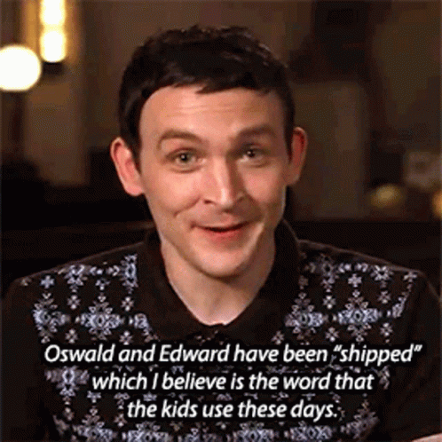 Oswald And Edward Have Been " Shipped Which I Believe Is The Word That The Kids Use These Days " GIF