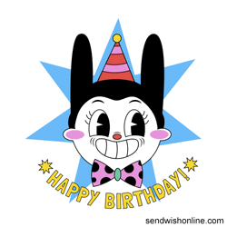 Oswald The Lucky Birthday Cat  GIF