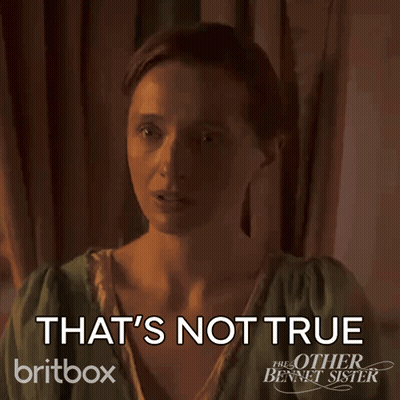 Other Bennet Sister Crying Saying That's Not True GIF