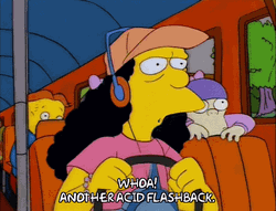 Otto Mann Another Flashback Under The Bus GIF