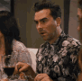 Ouch David Rose Dinner Table GIF