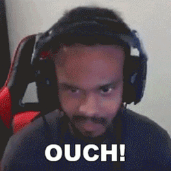 Ouch Derek Ruffin Streamer Reaction GIF