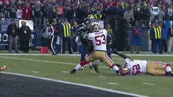 Ouch Jermaine Kearse Tackled Football GIF