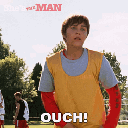 Ouch She's The Man Viola Hastings Agony GIF