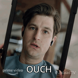 Ouch Video Call Reaction Luke GIF