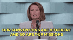 Our Conventions Are Different Nancy Pelosi GIF