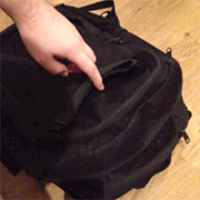 Out Of Bag Surprised Cat GIF