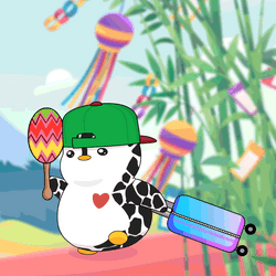 Out Of Office Pudgy Penguin Traveling GIF