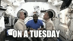 Outer Space Club Going Up On A Tuesday GIF