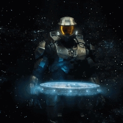 Outer Space Master Chief GIF