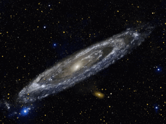 Outer Space Spinning Galaxy GIF