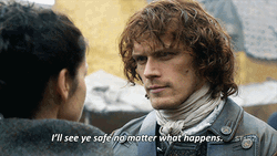 Outlander Jamie Fraser Safe Protect GIF