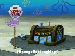 Outside View Of Krusty Krab SpongeBob SquarePants GIF